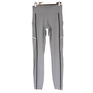 Lululemon Speed Up Tight Metallic Dark Chrome leggings size 4
